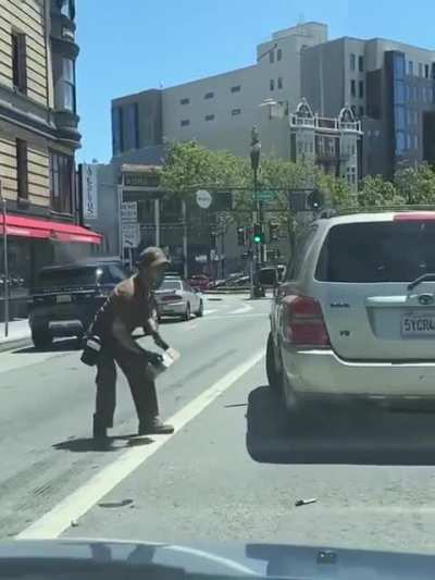 UPS driver gets jumped