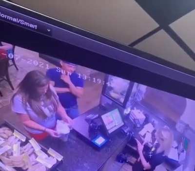 Temple, Texas - Customer finds plastic in her soup. Cashier offers a refund or new soup and then&hellip;