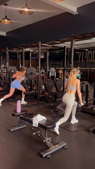 "Grown adults yet this is the first time we&rsquo;re working out together"