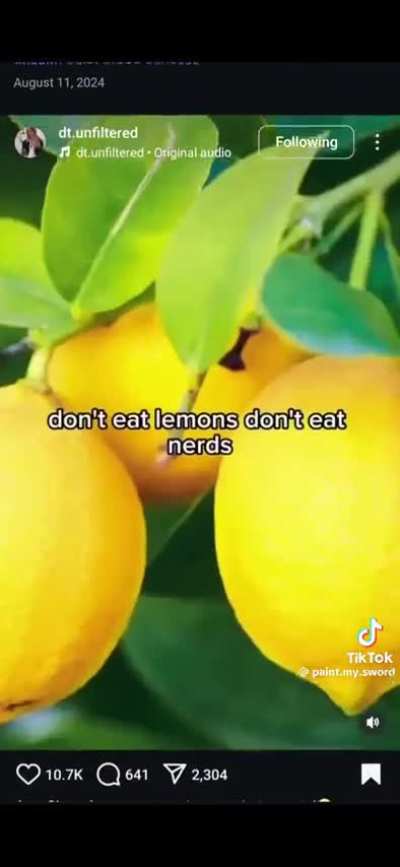 your damn food is: