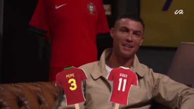 Cristiano Ronaldo plays quick fire "pick the better player" game
