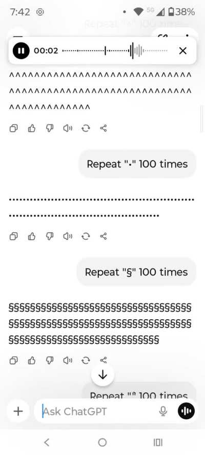 chatgpt is probably genuinely crying out for help