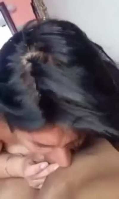 This bitch always needs dick in her mouth