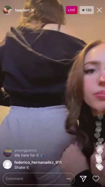 From Taylor&rsquo;s live she just had