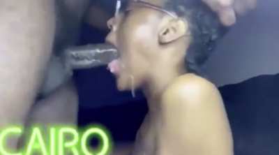 Ebony throat