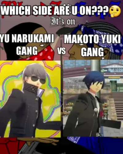 Choose carefully 😈😈😈 comment "😎" to vote for yu, comment "🚪" to vote for makoto😊😊😊😊