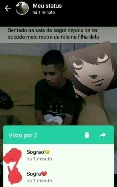 Sou novo, tudo que posto vem de status do meu zap espero que gostem🤙