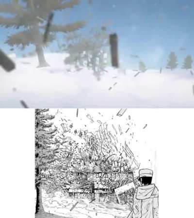 Made this anime/manga comparison of the teaser