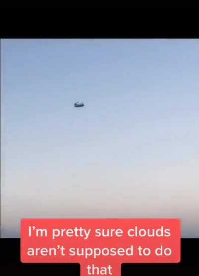 Clouds aint supposed to do that