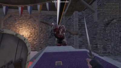 Torso man meets his end.