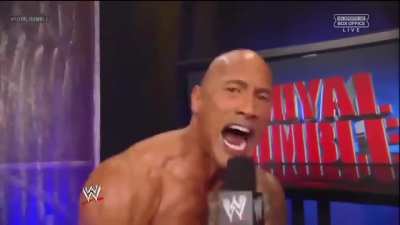 The Rock cut one hell of a babyface promo minutes before his WWE Championship match vs CM Punk at Royal Rumble 2013