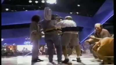 Quentin Tarantino feeling it during the iconic Pulp Fiction dance scene 