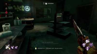 The window inside of the gas station appears to be bugged. No one can vault through it, and Killer could only vault it from one side.