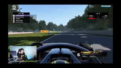 Formula 1 driver Lando Norris on his twitch stream...