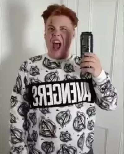 I think he likes Monster Energy a little too much
