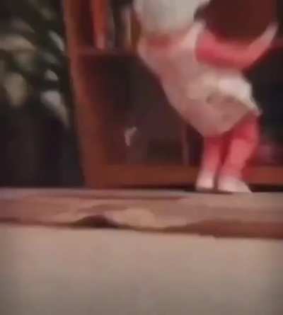 I tried to climb my dresser once when I was little and This happened to me
