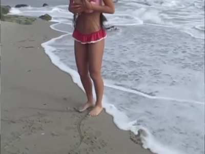 Enjoying the Beach Vid 