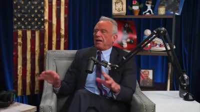 RFK Jr:

“I'm not scared of a germ. I used to snort cocaine off of toilet seats.”
