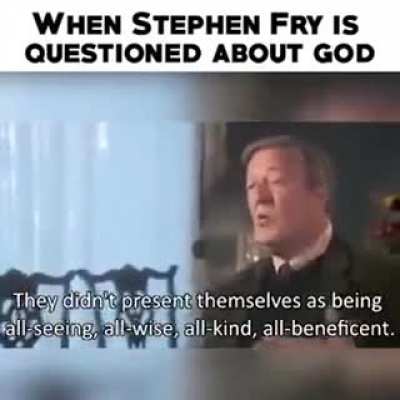 You have to admit, the man has a point.