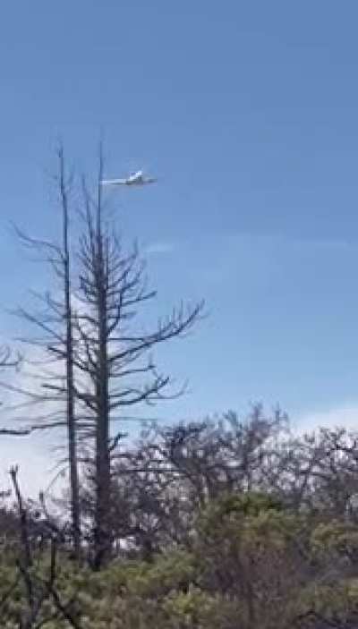 Avi&oacute;n DC10 apagando los incendios al Noreste de Mexico