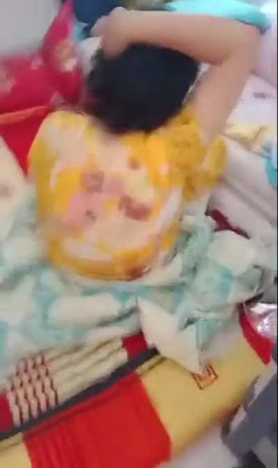 Kid with a sound effect phobia