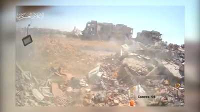 Qassam Brigade ambushed Israeli soldiers in the Khan Younis area.