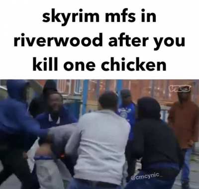 I got into this game a few weeks ago, and I still regret harming that chicken 🐓😭