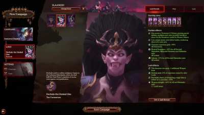 Dechala lord select screen