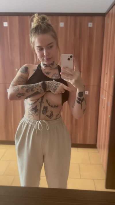 Finally free after a long workout sesh [reveal]