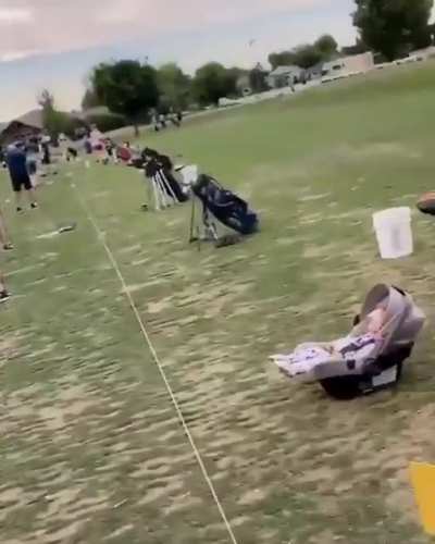 To hit a golf ball. 😅