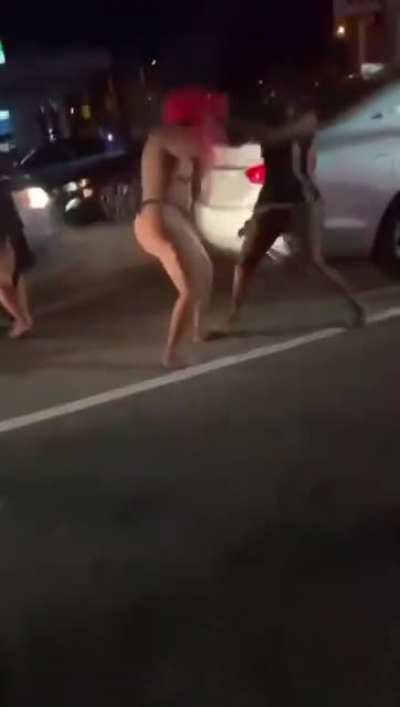 Battle in the Parking Lot