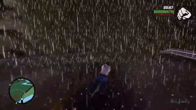 Remastered Rain in GTA Trilogy