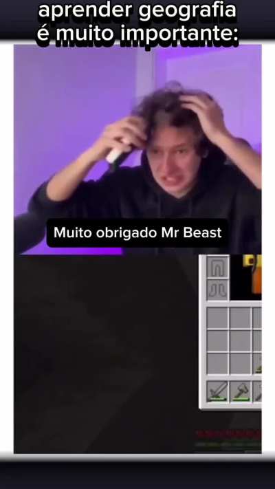 O cara n&atilde;o percebeu logo