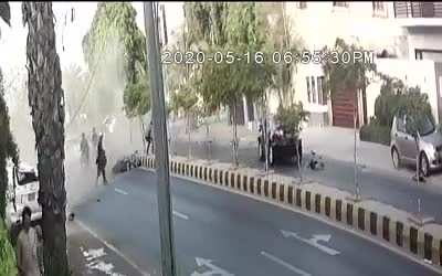 Over speeding over the crosswalk