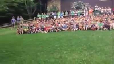 15 month old controls 500 boys at Camp Rockmond