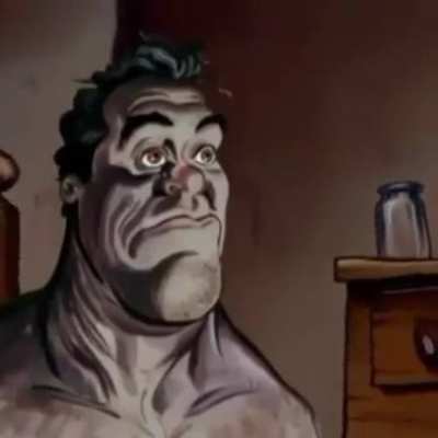 This meme is Ralph from Ren and Stimpy waking and farting (Teehee fart :) ) I would love to know the song that plays after he farts and wakes up, It sounds like a persona song to me.