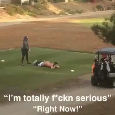 White Girls Golfing