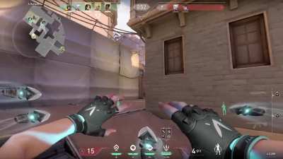 My first Jett ult ace😁