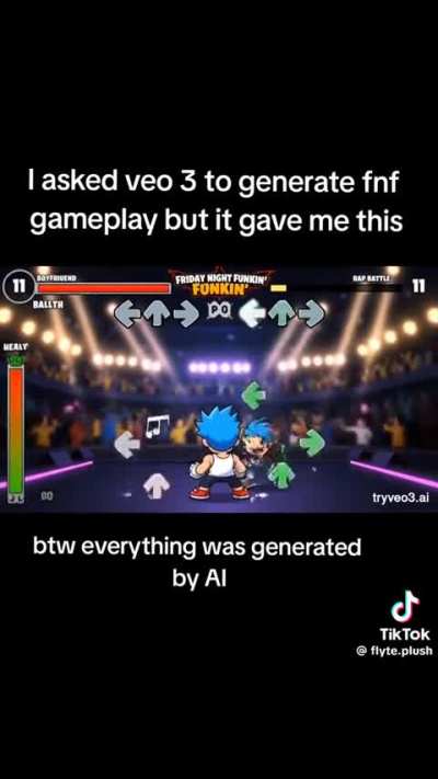 Genuinely name one ACTUAL FNF mod that is the closest to being as bad as this AI recreation