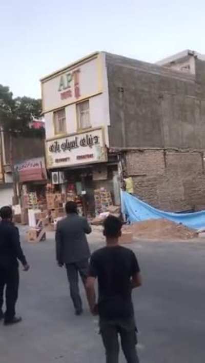 Unsafe building collapse in Iran, unknown date