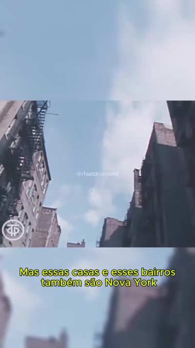Legendei esse mini doc da antiga Uni&atilde;o Sovi&eacute;tica, que falava dos problemas habitacionais de NY j&aacute; na d&eacute;cada de 1970. Achei interessante, j&aacute; que nesse per&iacute;odo NY era um outra cidade.