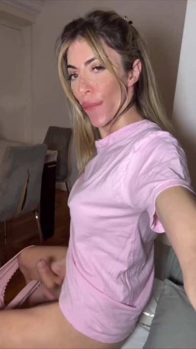 How far could my girldick go down your throat?