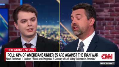Adam Mockler responds to panelist who calls him 'ungrateful' to US service members