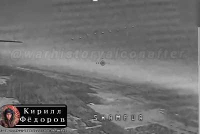 RU POV: RAF FPV drone rams the UAF reconnaissance UAV "Fury", knocking it to the ground, then flies off to its new mission