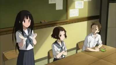 Eating whiskey candy can be dangerous [Hyouka]