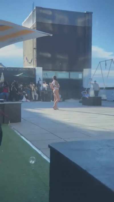 Skye Blue Ramp Walk