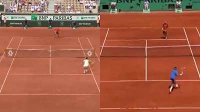 The Point Alcaraz won against Djokovic yesterday is the exact same Federer did against Nalbandian back in 2006.