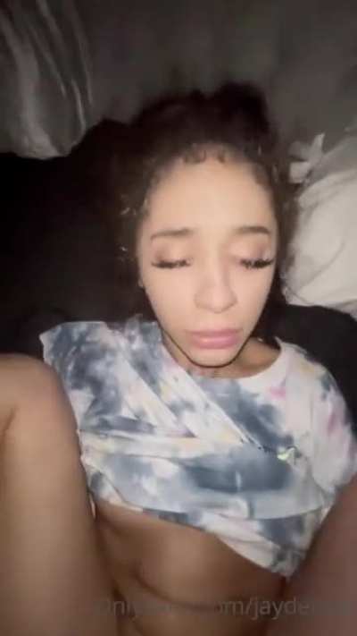 Stirring her guts
