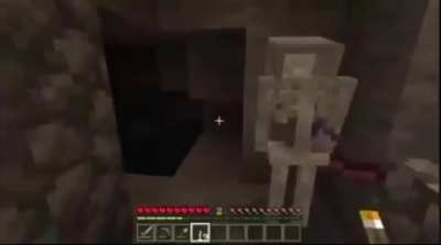 skeleton goin thru it