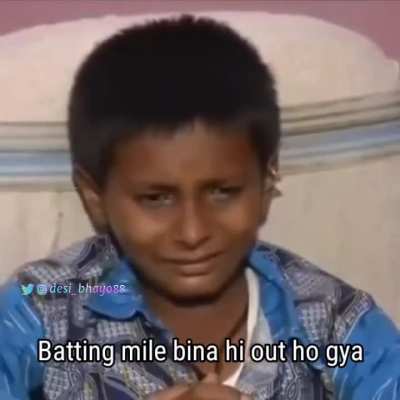 Saala kachha limbu samjha tha Umpire ne 😞😞😞😞😞😞